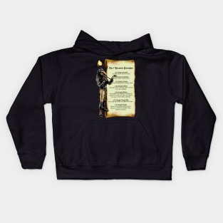 Thoth and The 7 Hermetic Principles - Greek and Egyptian Philosophy Kids Hoodie